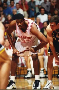 Jason Collins on the Basketball Court Playing for Stanford University