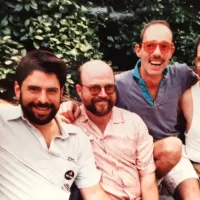 Lawrence Mass, Arnie Kantrowitz and Vito Russo in the early 80’s